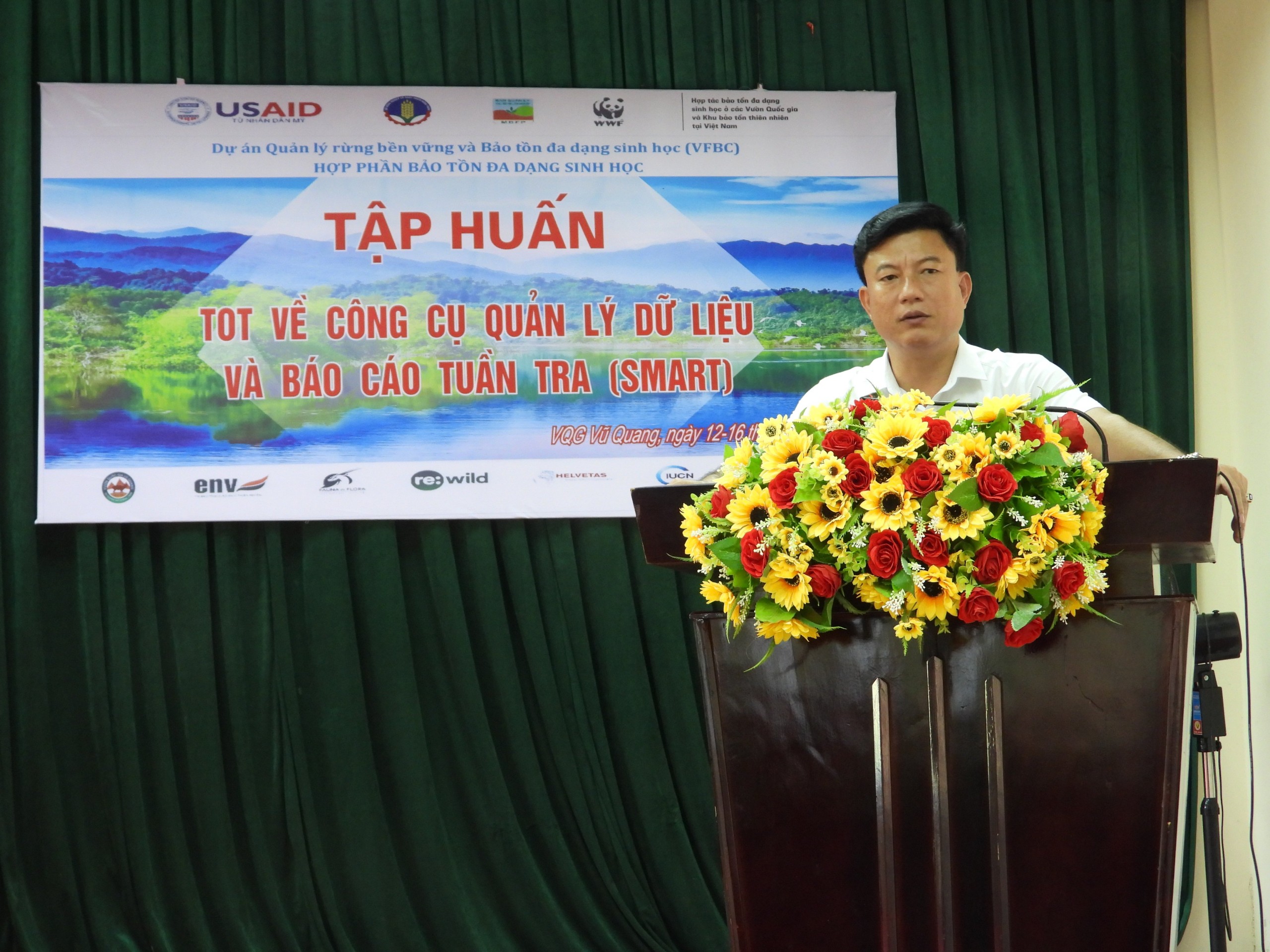 Vườn Quốc gia Vũ Quang tổ chức hội nghị tập huấn sử dụng và quản lý hệ thống SMART trong tuần tra, truy quét bảo vệ rừng.