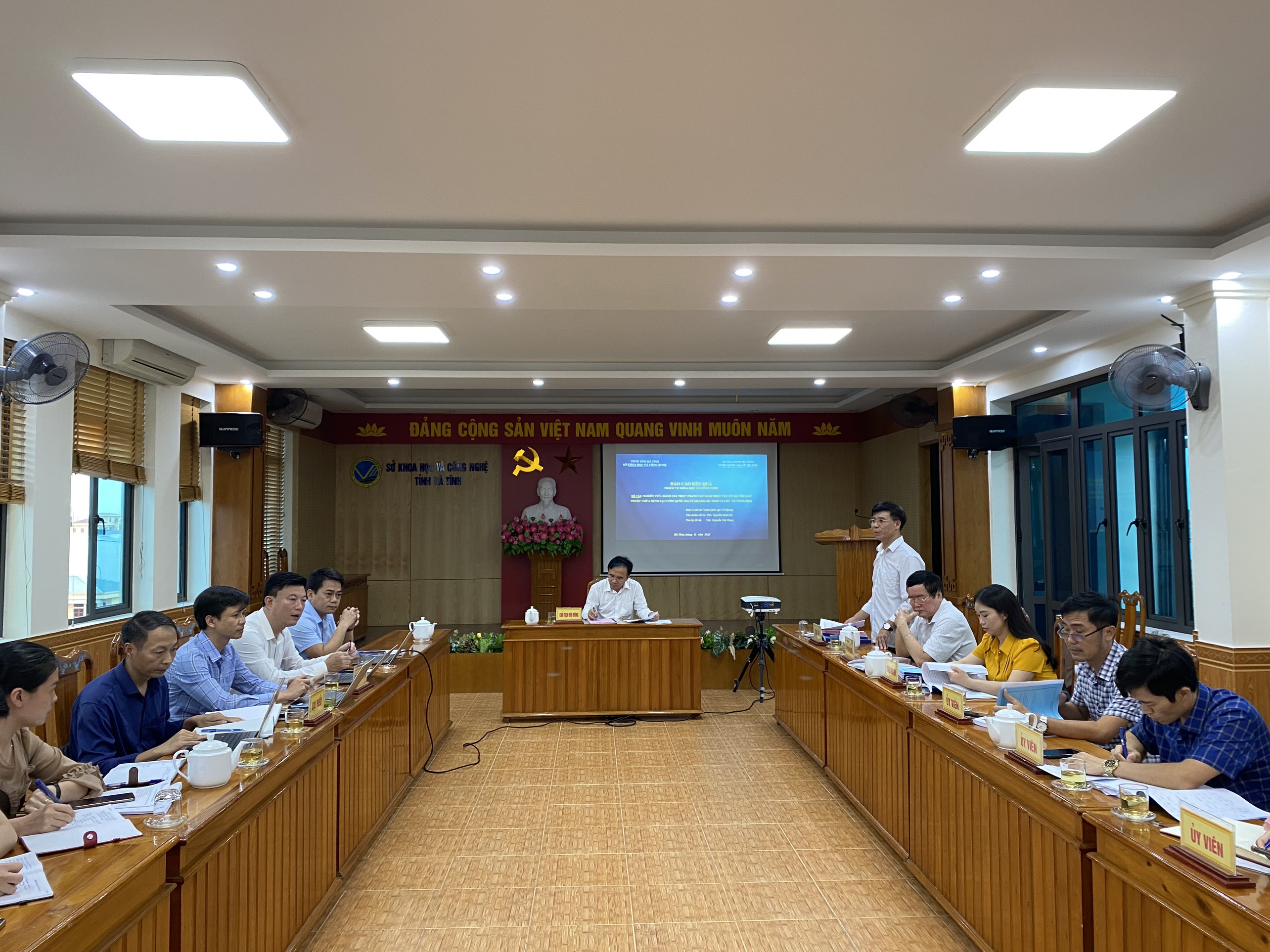 Đề tài Khoa học công nghệ của Vườn Quốc gia Vũ Quang được Hội đồng khoa học đề xuất đạt loại xuất sắc